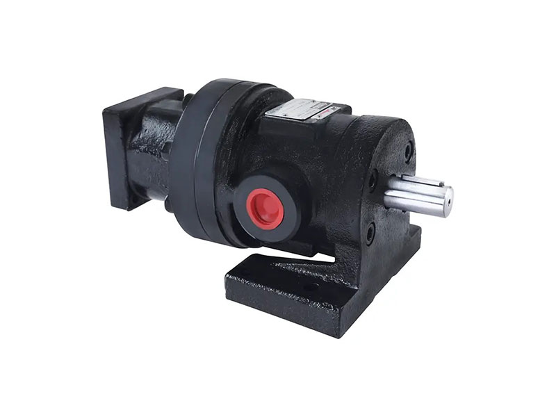 Fixed capacity vane oil pump & gear oil pump