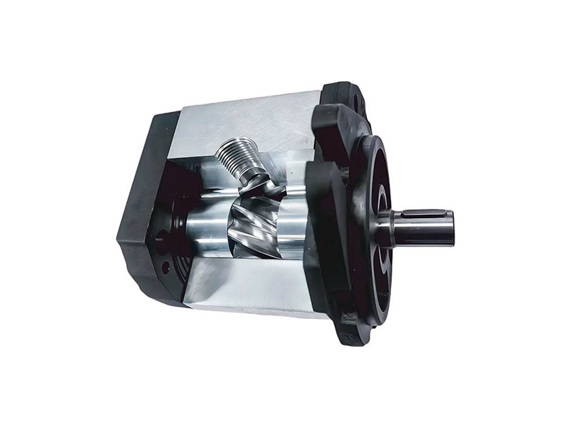 Ultra-quiet arc gear pump