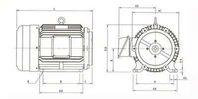 HSW series horizontal hydraulic special motor